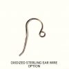 Ox Sterling ear wire option TEXT