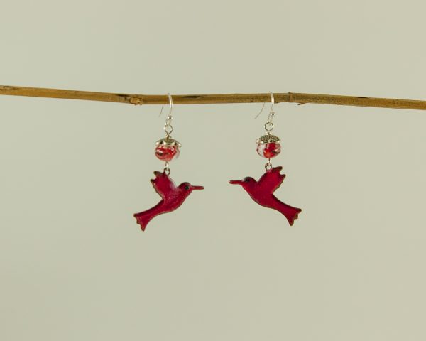 Red hummingbirds enameled-0019