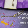 FB Gold Crescent Necklace Charms X2 choice